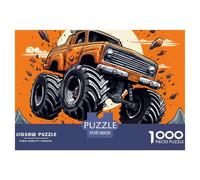 Monster Truck Ultra camión Rompecabezas De 1000 Piezas para Adultos Y Niños Mayores De 12 Años Coche Exclusivo Diversión Pintura Juego Familiar 38x26cm/1000pcs