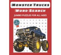 Monster Truck Word Search Puzzle Book: Jumbo Word Searches with Easy to Read Print about Monster Trucks, Offroad Vehicles, Car Parts and More | 8.5x11 ... Puzzles … Gift for Birthdays and Rainy Days