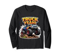 Monster Truck Yeah Funny Pun Wordplay Fan Lover Evento Cita Manga Larga