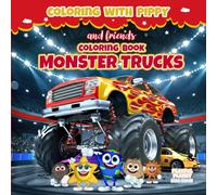 Monster Trucks Coloring Book: Crash, Smash & Color!
