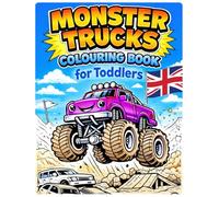 Monster Trucks Coloring Book for Toddlers: Big, Simple Designs for Little Hands (Little Colouring Adventures)