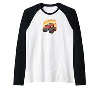 Monster Trucks de Hot Wheels - Blaze Camiseta Manga Raglan