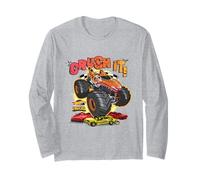 Monster Trucks de Hot Wheels: Tiger Shark Fear The Frenzy Manga Larga