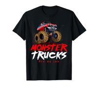 Monster Trucks Regla Chicas Niños Monster Camiones son mi Camiseta