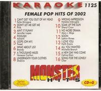 Monster Vol.1125 Karaoke CDG FEMALE POP HITS of 2002 by N/A (0100-01-01)