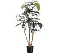 Monstera deliciosa artificial maceta de plástico