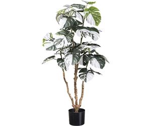 Monstera deliciosa artificial maceta de plástico