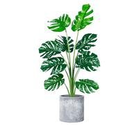 Monstera Deliciosa Artificial, Una Planta Artificial For Exteriores, Fácil De Cuidar, Adecuada For Salas De Estar, Dormitorios, Casas De Campo, Oficinas Y Aulas(120cm/47in,Style B)
