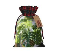 Monstera Deliciosa Banana Palm - Bolsa resistente con cordón de 4.7 x 6.9 pulgadas, bolsa de regalo moderna y práctica para necesidades diarias, 1 unidad