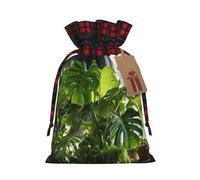 Monstera Deliciosa Banana Palm - Bolsa resistente con cordón de 8.3 x 11.8 pulgadas, bolsa de regalo moderna y práctica para necesidades diarias, 1 unidad