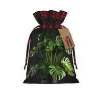 Monstera Deliciosa Banana Palm - Bolsa resistente con cordón de 8.3 x 11.8 pulgadas, bolsa de regalo moderna y práctica para necesidades diarias, 1 unidad