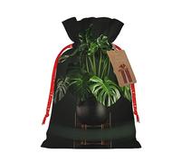 Monstera Deliciosa Banana Palm - Bolsa resistente con cordón de 8.3 x 11.8 pulgadas, bolsa de regalo moderna y práctica para necesidades diarias, 1 unidad