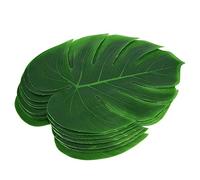 Monstera Leaf 12pcs Plantas Artificiales Hojas Tortugas Decoración de Pared Tela de Seda de Alta Densidad Resistente a las Arrugas No Se Descolora, para Interior y Exterior