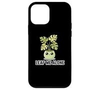 Monstera Leaf Me Alone Lindo Juego de Palabras Carcasa para iPhone 12 Mini
