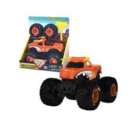MonsterJam Mechanix - Vehículo a Escala 1:32 con Piezas Desmontables, Incluye Destornillador y 4 Ruedas, Modelo El Toro Loco, 4 Modelos Disponibles para Coleccionar, Famosa (MNJ01200)