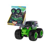 MonsterJam Mechanix - Vehículo a Escala 1:32 con Piezas Desmontables, Incluye Destornillador y 4 Ruedas, Modelo Grave Digger, 4 Modelos Disponibles para Coleccionar, Famosa (MNJ01100)