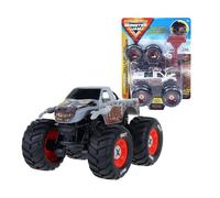 MonsterJam Mechanix - Vehículo a Escala 1:43 con Piezas Desmontables, Incluye Destornillador y 4 Ruedas, Modelo Zombie, 4 Modelos Disponibles para Coleccionar, Famosa (MNJ00400)