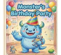 Monster's Birthday Party: A Fun and Cute Storybook for Kids Ages 4-7, Perfect Early Reader Book.