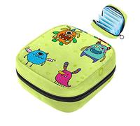 Monsters - Bolsa de almacenamiento de servilletas sanitarias amarillas para mujeres, adolescentes y niñas, bolsa de copa menstrual, soporte para almohadilla de lactancia