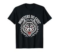 Monsters Do Exist Horror Creepy Spooky Fan |- Camiseta