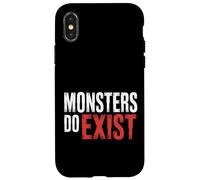 Monsters Do Exist Horror Fan Espeluznante Espeluznante |- Carcasa para iPhone X/XS