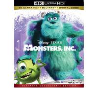 MONSTERS, INC. (4K UHD Blu-ray) John Goodman Billy Crystal (Importación USA)