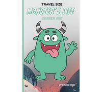 Monster's Life Colouring book: 55 pages of Funny Happy Monster's Everyday Life! - TRAVEL SIZE 12.5 x 20cm (5" x 8") (TRAVEL SIZE Colouring Books)