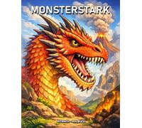 Monsterstark! Mein Mitmach- & Ausmalbuch: 70 Verschiedene Motive zum Ausmalen und Selbstgestalten. Entspannung, Förderung der Kreativität und Konzentration, tolles Geschenk für Jungen