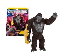 MonsterVerse - Figura Kong Real Feel de la película de Godzilla vs Kong, Figura de Acción de 15 cm, +3 años, Tacto Realista, Colecciona a Kong y Godzilla y Reacrea la Acción, Famosa (MN318100)