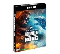 MonsterVerse - Godzilla/Kong - 5 films : Godzilla + Godzilla : Roi des monstres + Kong : Skull Island + Godzilla vs Kong + Godzilla x Kong : Le Nouvel Empire [DVD]