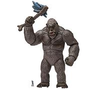 MonsterVerse Godzilla vs Kong - Figura de acción articulada Coleccionable de Mega Kong de 13 Pulgadas en Negro, con Luces y Sonidos de Batalla, Adecuada para Mayores de 4 años