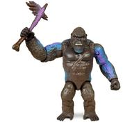 MonsterVerse Godzilla vs Kong - Figura de acción Coleccionable de la película Hong Kong de 6 Pulgadas, Altamente Detallada y esculpida de Forma única con Hacha de Batalla, Adecuada para Mayores de 4