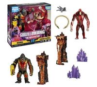 MonsterVerse - Godzilla x Kong, Pack de 2 Figuras articuladas, 15 cm, Kong vs Skar King, para niños a Partir de 4 años, MN3042