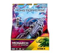 MonsterVerse Monarch Titan X - Figura de acción de 6 pulgadas con accesorio de yate destruido, juguete de monstruo articulado para niños y coleccionistas
