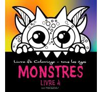 MONSTRES - Livre 4: Collection 105 Mini Monstres - Coloriage - Kirerah Books