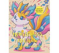 Monstruitos Mágicos | Libro De Colorear Para Niños/as | Criaturas Con Poderes Fantásticos: 50 Diseños Únicos Y Originales | Libro Infantil Divertido