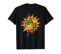 Monstruo de fusión llameante Bola de Fuego Furia Horror Camiseta