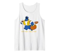 Monstruo de Galletas de Plaza Sésamo Snack clásico Medio Tiempo Camiseta sin Mangas