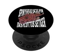Monstruo de Las Profundidades Marinas - Deep Sea Spiny Head PopSockets PopGrip Adhesivo