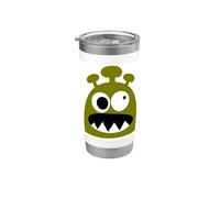 Monstruo De Los Dientes Vaso térmico de acero inoxidable de doble pared