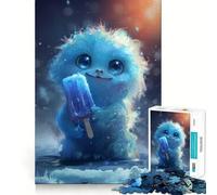 Monstruo de Paleta Helada sin esponjosidad para Adultos,Rompecabezas de 1000 Piezas,Divertido para Entrenar la Mente,Piezas sin Rebabas y de Corte Limpio,Actividad para Compartir en Familia (50x75cm)