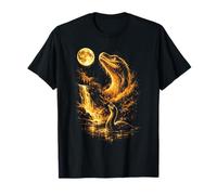 Monstruo del Lago Ness Aullando a la Luna Meme Camiseta