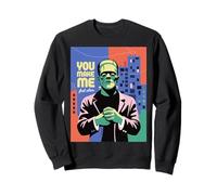 Monstruo Divertido Diciendo Que me Haces Sentir Vivo Humor Mujeres Hombres Sudadera