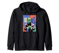 Monstruo Divertido Diciendo Que me Haces Sentir Vivo Humor Mujeres Hombres Sudadera con Capucha