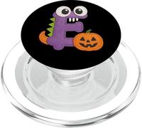 Monstruo E Letra con Calabaza PopSockets PopGrip para MagSafe
