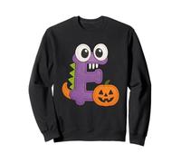 Monstruo E Letra con Calabaza Sudadera