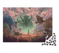 Monstruo Fantástico Apocalipsis Puzzle de 1000 Piezas Papel Puzzle para Adultos Juego de Puzzle 1000 Piezas Relajante 38x26cm/1000pcs