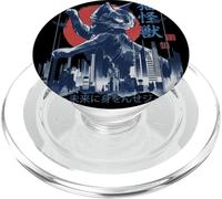 Monstruo Gato Gigante japonés Catzilla Attack - Arte con Pincel de Tinta PopSockets PopGrip para MagSafe