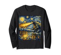 Monstruo Legendario Inspirado en Van Gogh de la Noche Estrellada épica de Kaiju Manga Larga