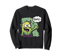 Monstruo Lindo Diciendo Oops Funny Doodle Creature Kids Humor Sudadera